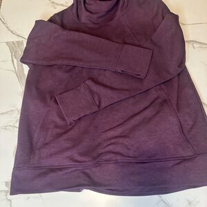 Sweaty Betty Deep Purple Wool Blend Top